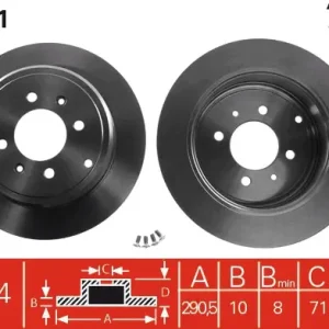 Geprüft TRW DF2781 - Bremsscheibe