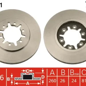 Aktuell TRW DF3001 - Bremsscheibe