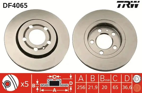 Must-Have TRW DF4065 - Bremsscheibe