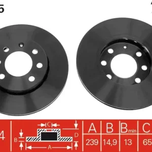 Finale Aktion TRW DF4205 - Bremsscheibe