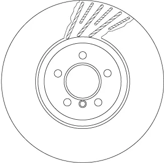 TRW DF6613S - Bremsscheibe - TRW SINGLE Billig