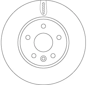 Neu TRW DF6819 - Bremsscheibe