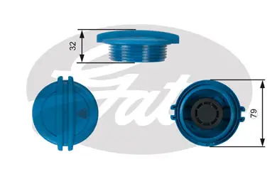 Top-Angebot GATES RC228 - Verschlussdeckel, Kühlmittelbehälter