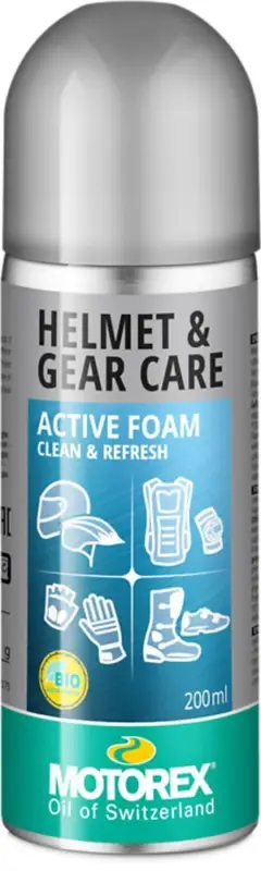 Neue Kollektion Helm- und Ausrüstungsreiniger Motorex Helmet and Gear Care