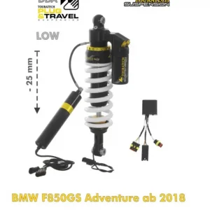 Zertifiziert Touratech Suspension Tieferlegung Federbein -25mm für BMW F850GS Adventure (2018-2023) DDA / Plug & Travel