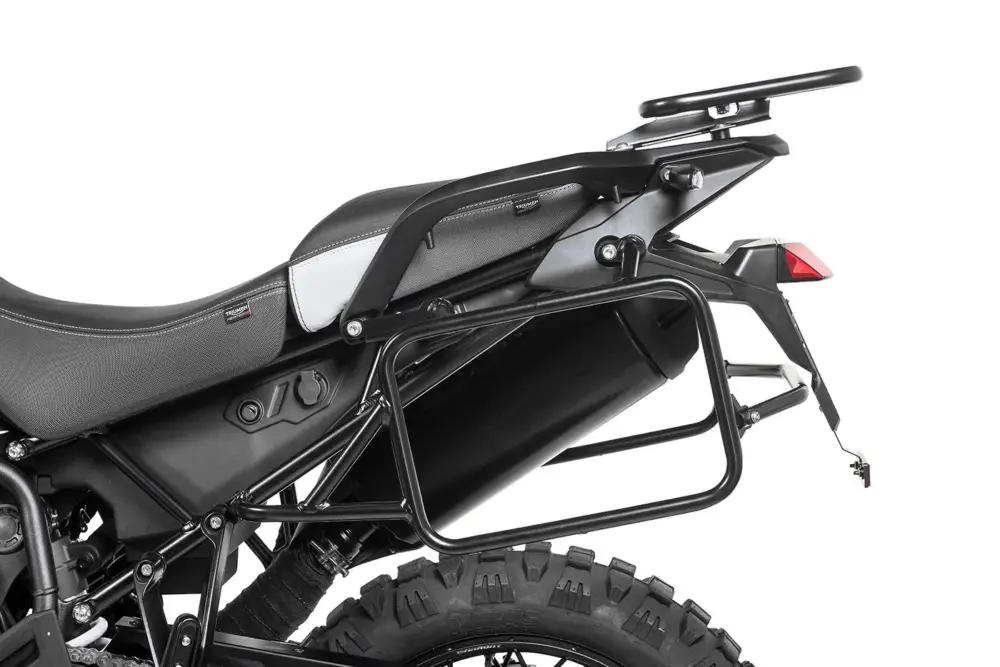 Motorrad Kofferträger Edelstahl schwarz für Triumph Tiger 900 Direktkauf