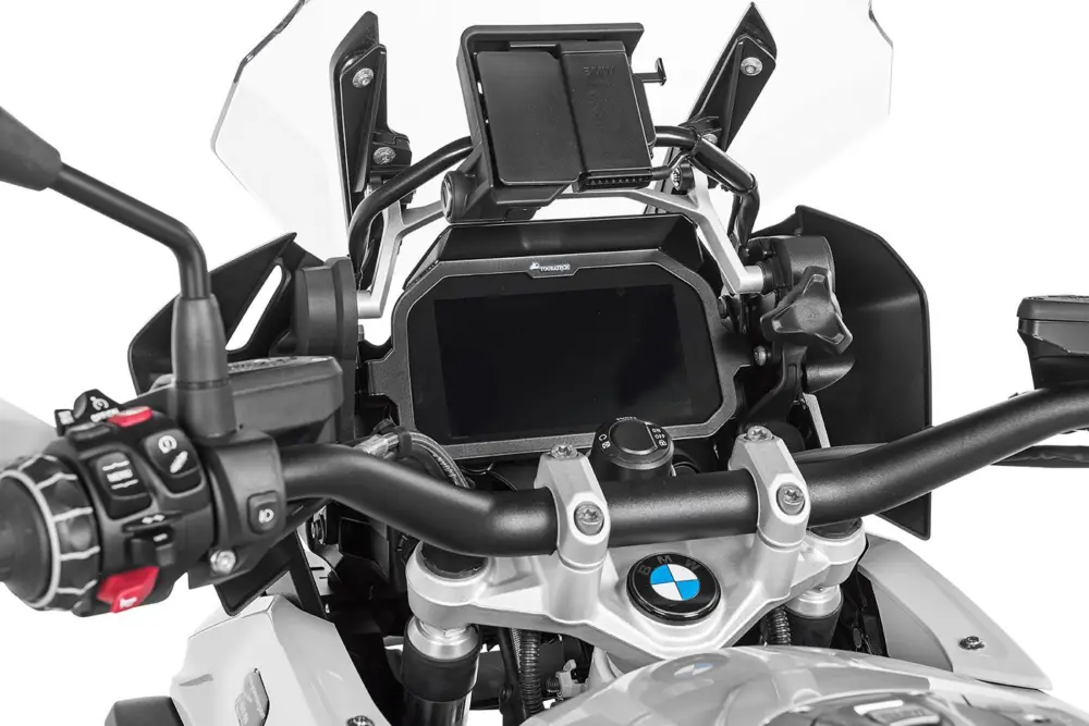 Saisonangebot TFT Diebstahlschutz, Edelstahl, mit Sonnenblende für BMW R1250GS/ R1250GS Adventure/ R1200GS (LC) (2017-)/ R1200GS Adventure (LC) (2017-)