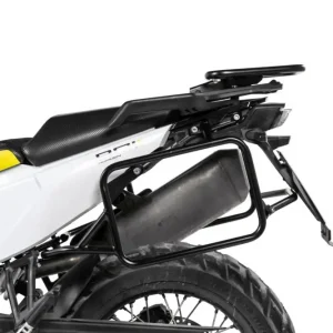Zertifiziert Motorrad Kofferträger Edelstahl, schwarz, für Husqvarna Norden 901, KTM 890 Adventure/ 890 Adventure R/ 790 Adventure / 790 Adventure R