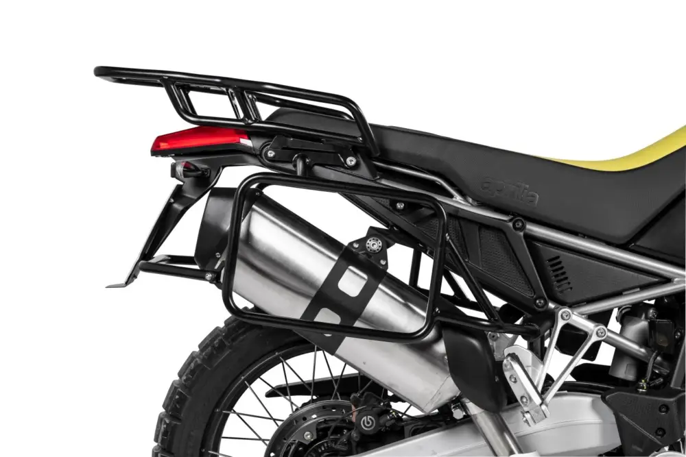 Motorrad Kofferträger Edelstahl Schwarz Aprilia Tuareg 660 Neue Kollektion