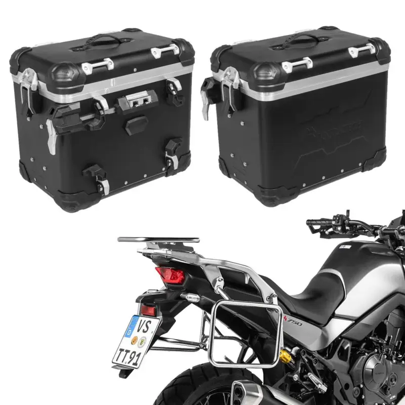 Motorrad Alukoffer System ZEGA Evo für Honda XL750 Transalp Direkt Vom Hersteller