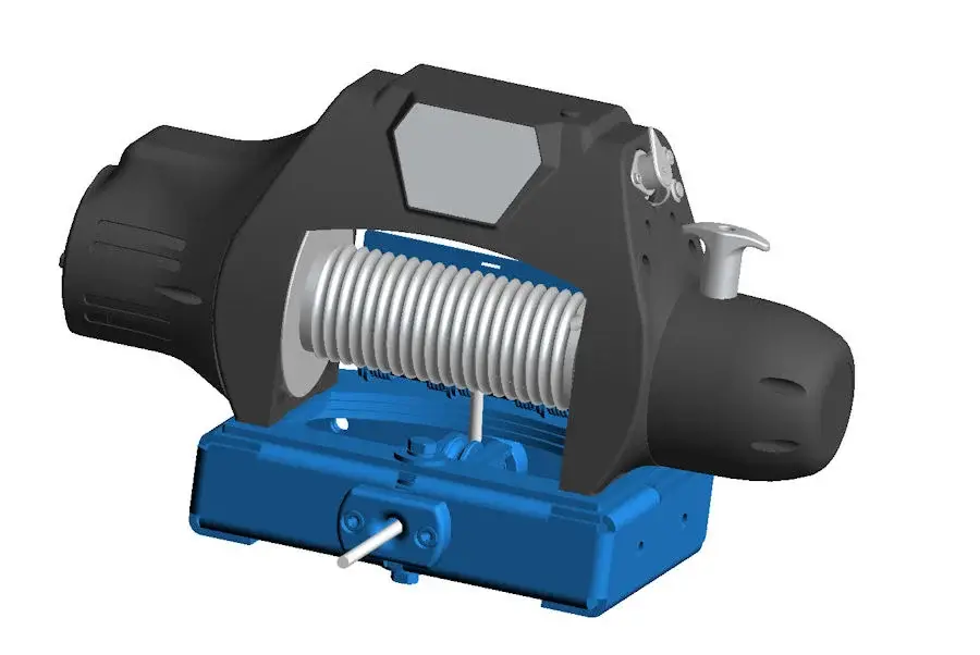Rope Tamer Basis Version Seilspulung, Seilwinde 12V & Stahlseil, 4000Kg Must-Have