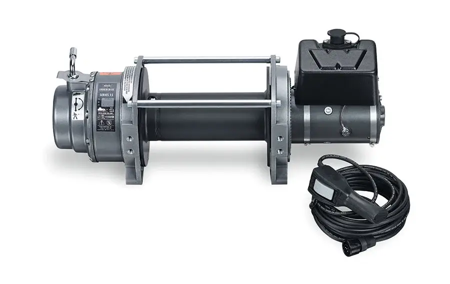 Markenware WARN Winde Serie 15, 24-V 6.818 kg Zugkraft