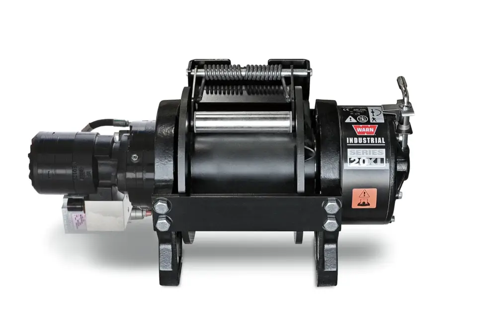 Top-Angebot WARN Winde Serie 20, Hydraulik, 9,07to. -lange Trommel-, mit Luftfreilauf