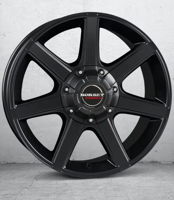 CWE-Alufelge 7x16, 6x114,3 ET+30, matt schwarz Schnäppchen