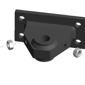 Zugmauladapter Set universal für Bolzen bis 32mm Durchmesser, mit Anbauanleitung Geprüft
