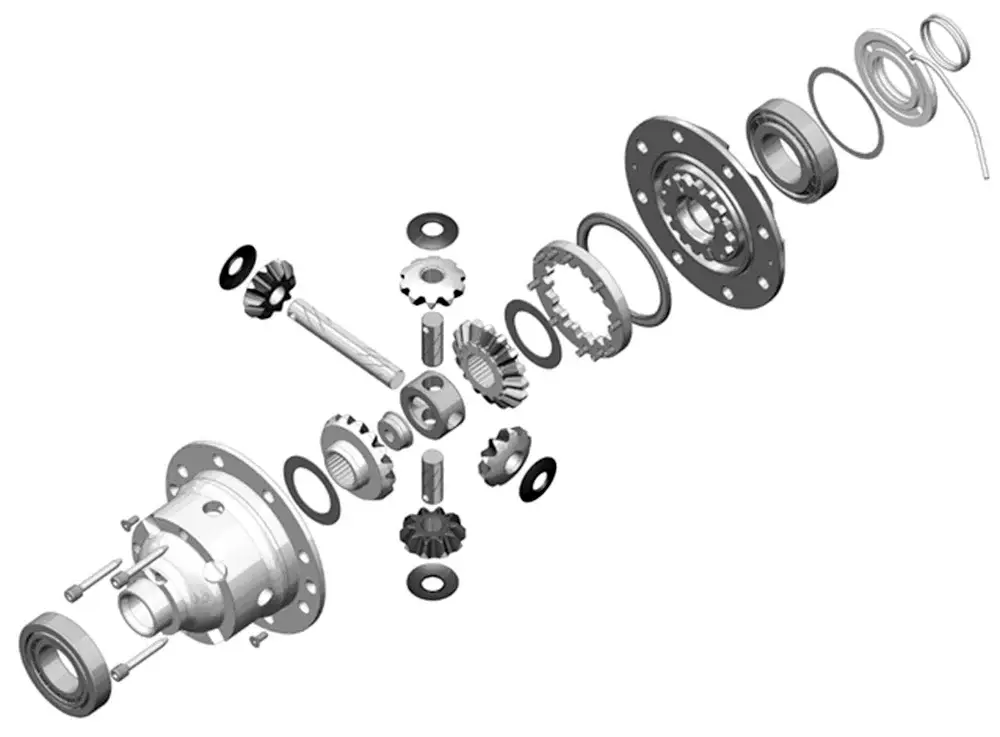 Markenprodukt ARB Differentialsperre Nissan D22, NP300 27er Verzahnung, Vorderachse,