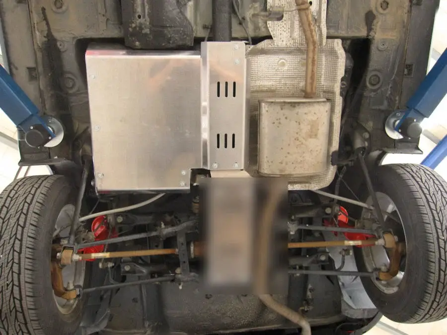 Unterfahrschutz Dacia Duster 4x4, 10 - 09/20, Tankschutz, 6mm Aluminium Kracherpreis