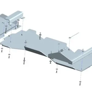 Unterfahrschutz Renault Alaskan bis ‘19 Getriebe + Verteilergetriebe Markenware