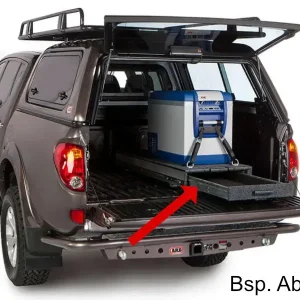 Outback Modular Auszug mit Schublade 500x945x190 (Außen in mm), grau Knallerangebot
