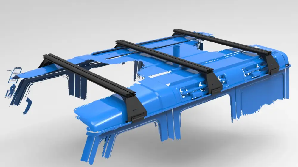 Rhino Rack Reconn Bar 1500mm (3) Ineos Grenadier inkl. Fußkits für Regenrinne Günstig