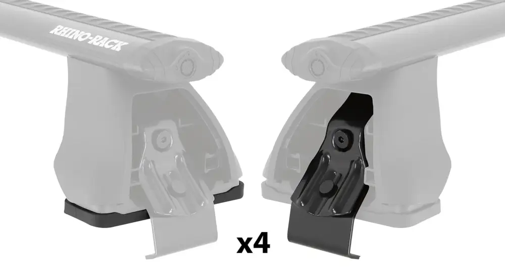 Fußkit für Rhino 2500 Multi Fit System 4 Klammern und 4 Gummiunterlagen Markenware