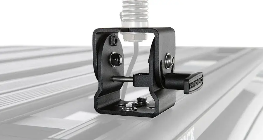 Rhino Rack Antennenhalter, 180° klappbar für Antennen, kleine LED Spotlights etc. Schnäppchen
