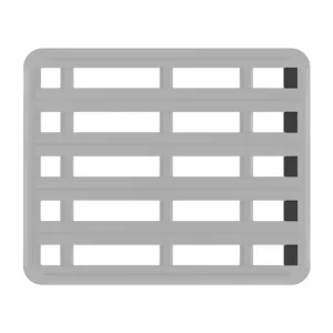 Angebot Rhino Rack Pioneer 6 Windschutzeinsätze Set für 1240 & 1472mm breite Plattformen