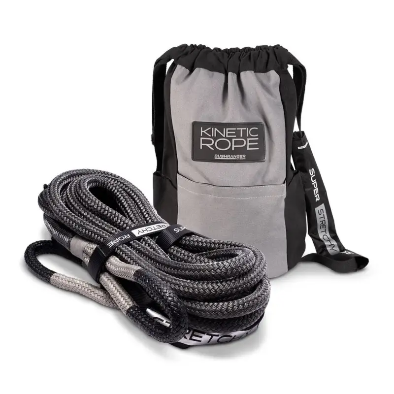 Mega-Angebot Bushranger kinetisches Bergeseil 8000kg 9m x 19mm, inkl. Aufbewahrungstasche