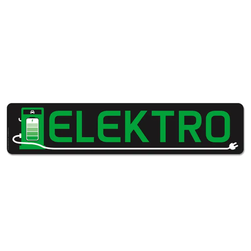 Direkt Vom Hersteller Kennzeicheneinleger Miniletter, Motiv Elektro 1,5 mm stark