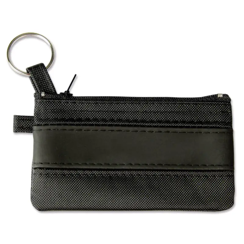 Nur Für Kurze Zeit Schlüsseltasche Colour Lane mit Streifenapplikation Schwarz/Schwarz