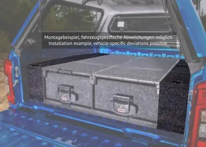 Schneller Versand ABDECKUNG OUTBACK SCHUBLADE FORD RANGER XTRACAB, ‘15-‘23, SEITL. & VORNE