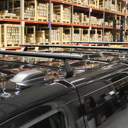 Aluminium Dachträger HD Schwarz Volkswagen T7 Transporter 2024 Neue Kollektion