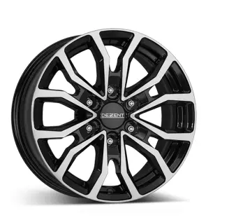 8 x 18 ET 34 DEZENT Felge für Isuzu D-MAX Space/Double Cab in schwarz/poliert Aktuell