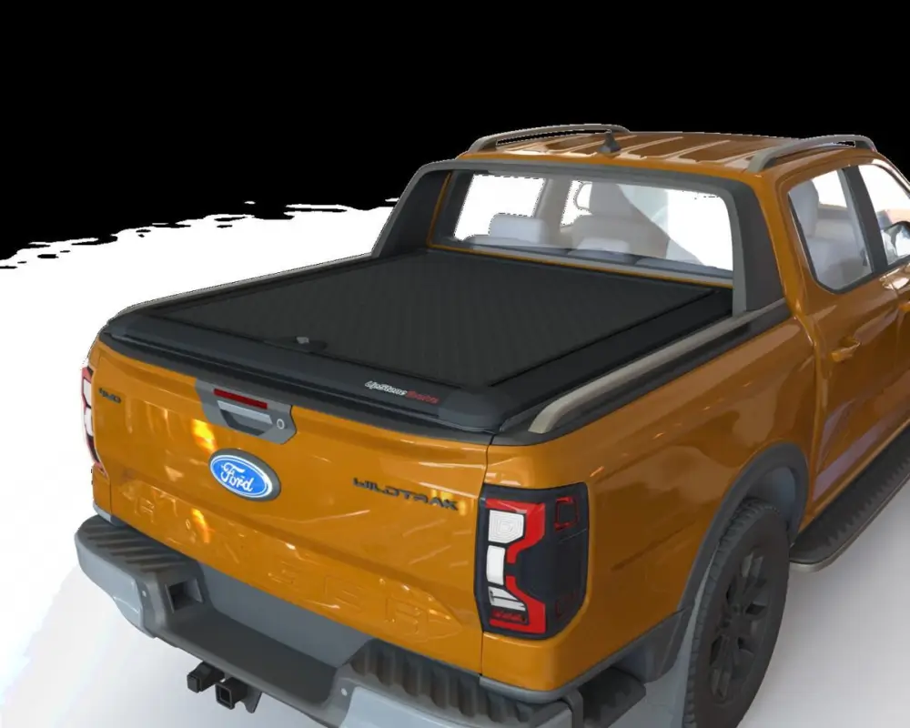 Preiswert UpStone Ladeflächenabdeckung für FORD RANGER WILDTRAK und RAPTOR, ab 2023 bis heute, schwarz pulverbeschichtet, Aluminium