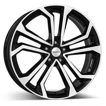 8 x 20 ET 45DEZENT Felge für Suzuki SX4 in schwarz/poliert Heißes Angebot