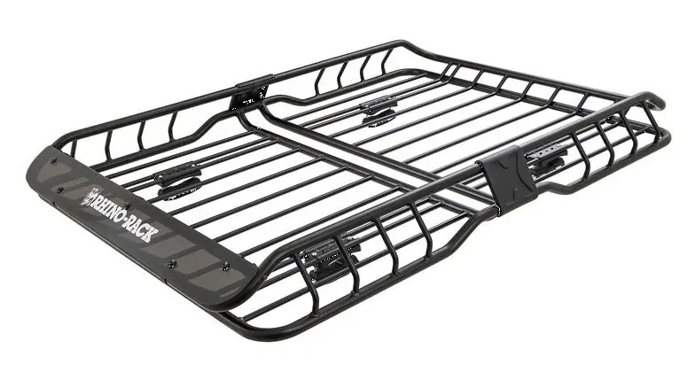 Rhino Rack Xtray Stahl-Gepäckkorb "L" mit Gitter, schwarz Schneller Versand