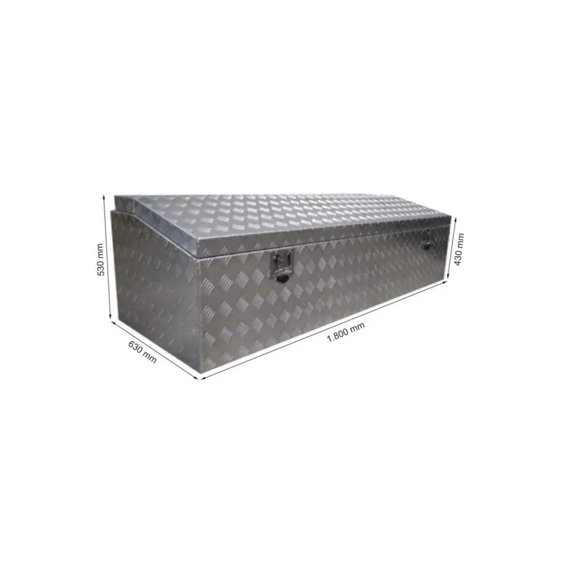 Neue Kollektion Alu Stirnwandkasten - inklusive Gasdruckfeder - 1800 x 630 x 530 mm