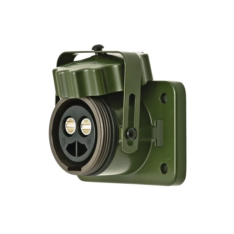 Jetzt Kaufen Hochstrom-Steckdose - NATO Steckdose 2polig 24V 35mm² gedrehter Crimpkontakt